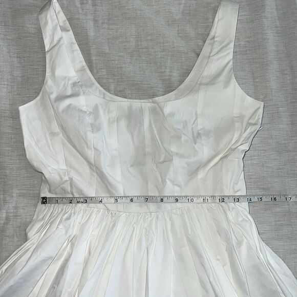 J. Crew Fit & Flare Dress Lace White Size 4 - Picture 8 of 11